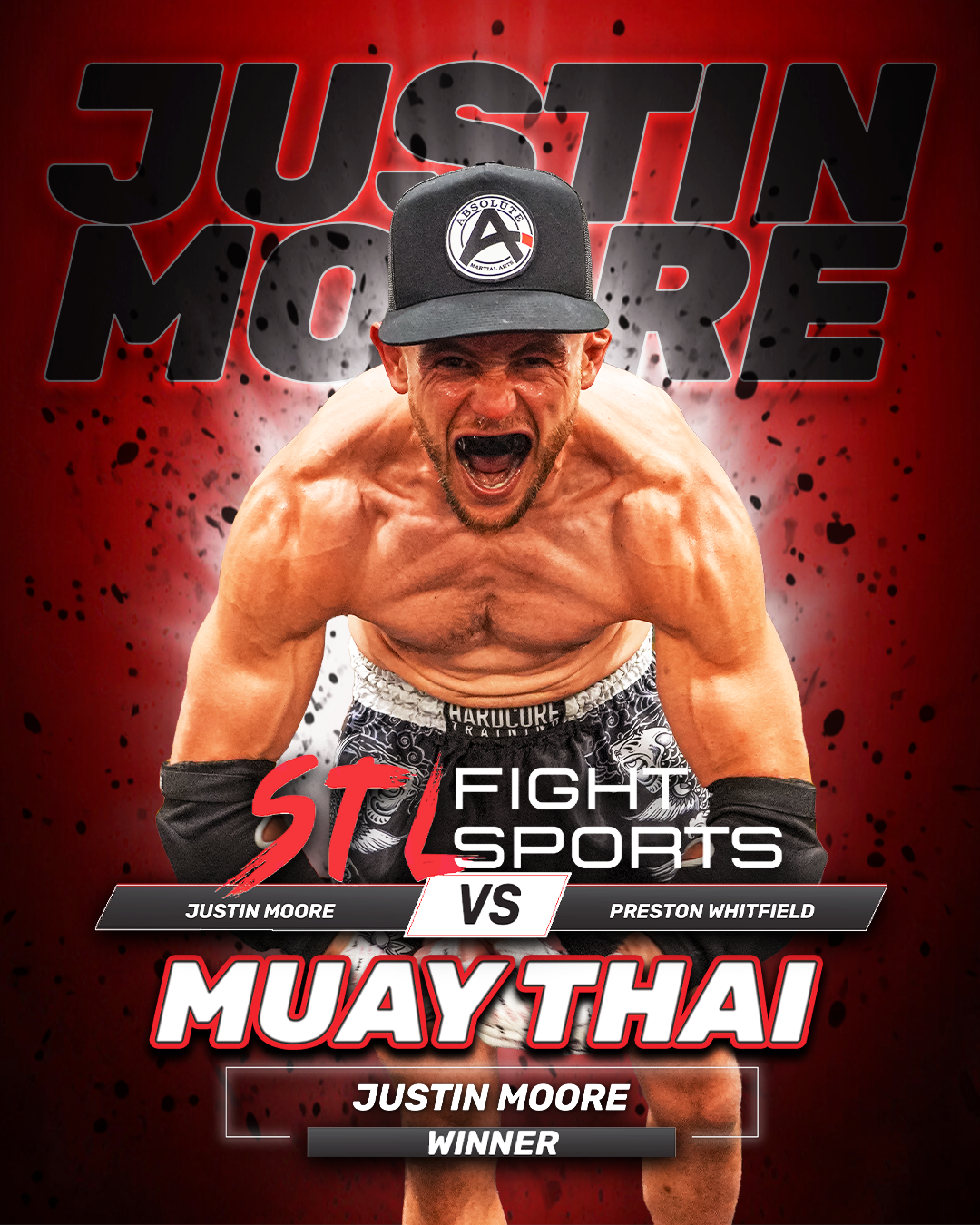 STL Fight Sports winner announcement - Justin Moore